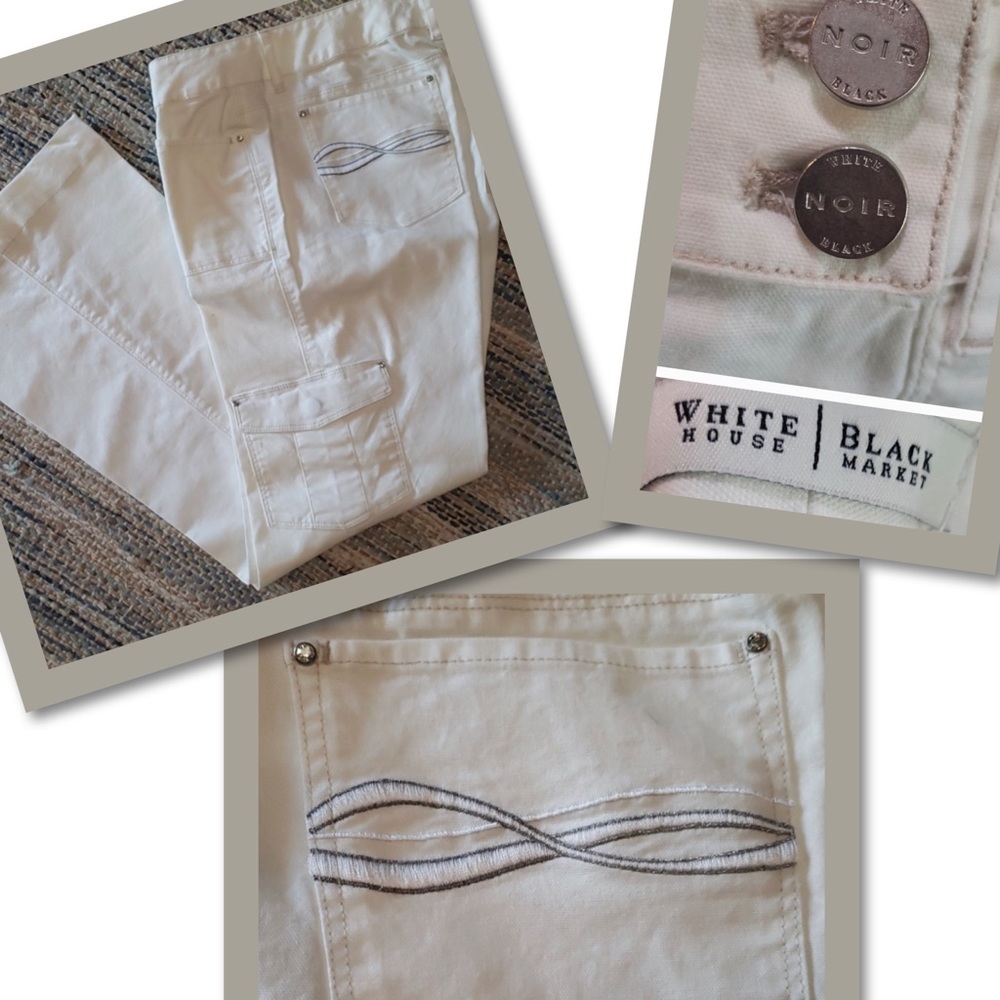 WHBM WHITE PANTS/PB